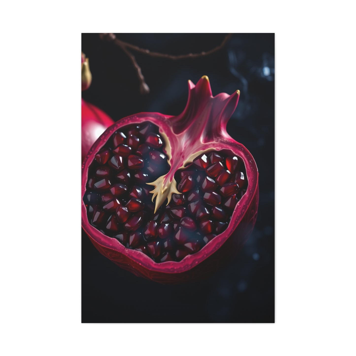 Pomegranate Noir Wall Art Refined Canvas Wall Art & Canvas Print