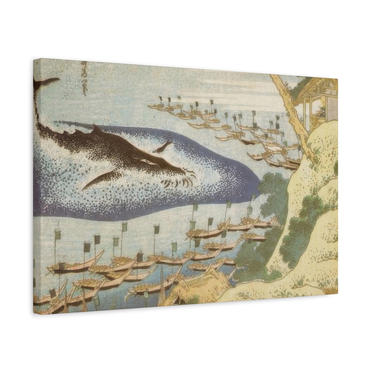 Katsushika Hokusai Whalling Off The Goto Islands Wall Art & Canvas Prints