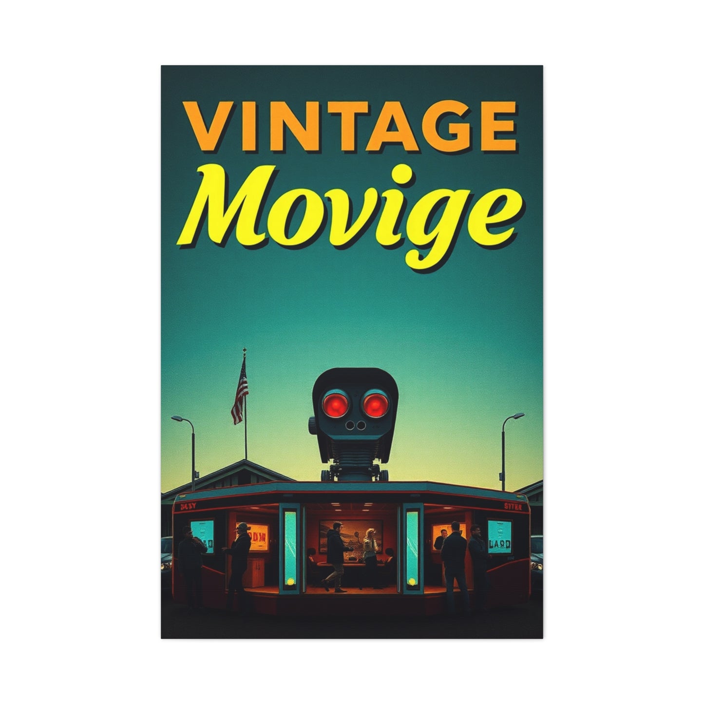 Elite Vintage Movie Posters Art Vision Wall Art & Canvas Print