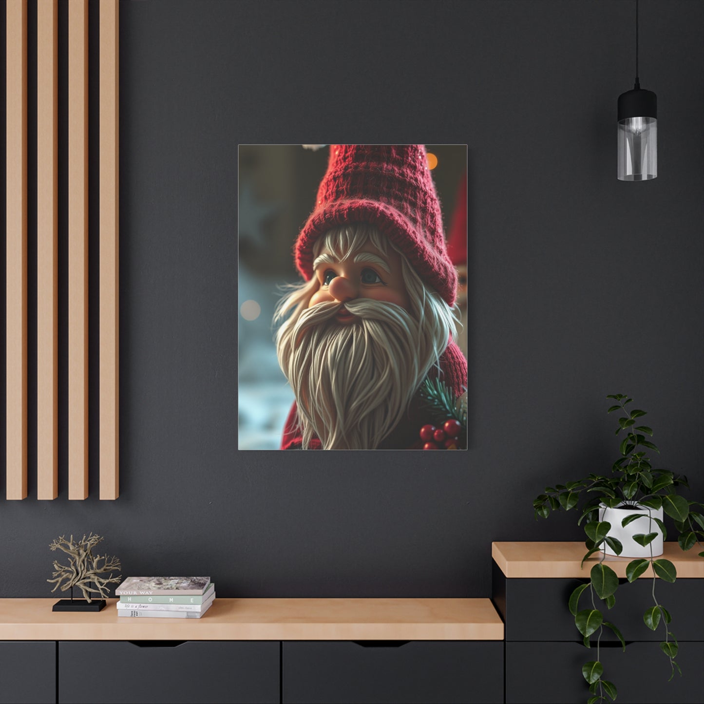 Vision Christmas Gnome Art Art Wall Art & Canvas Print