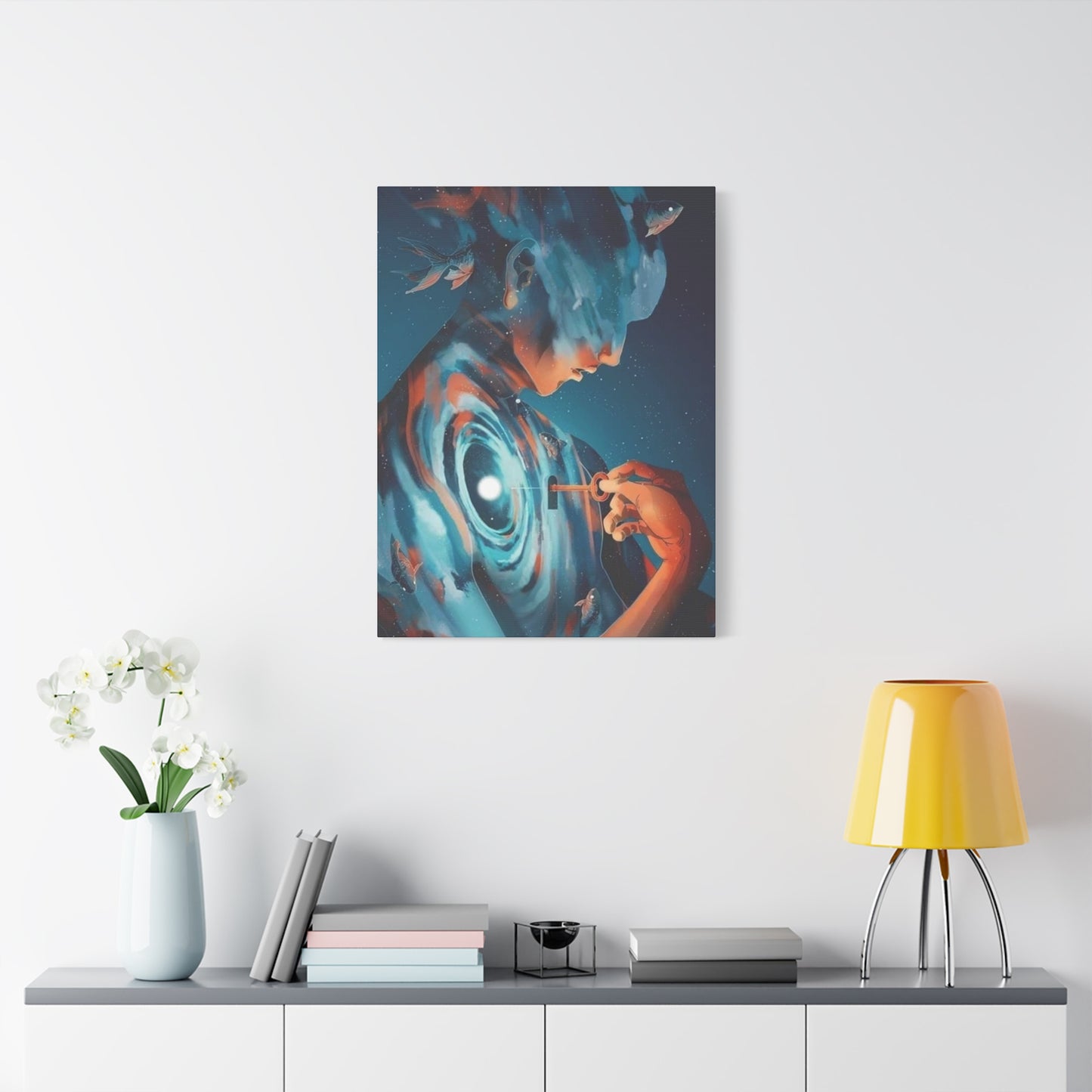 Female Key & Hole Spiritual Wall Art & Canvas Prints