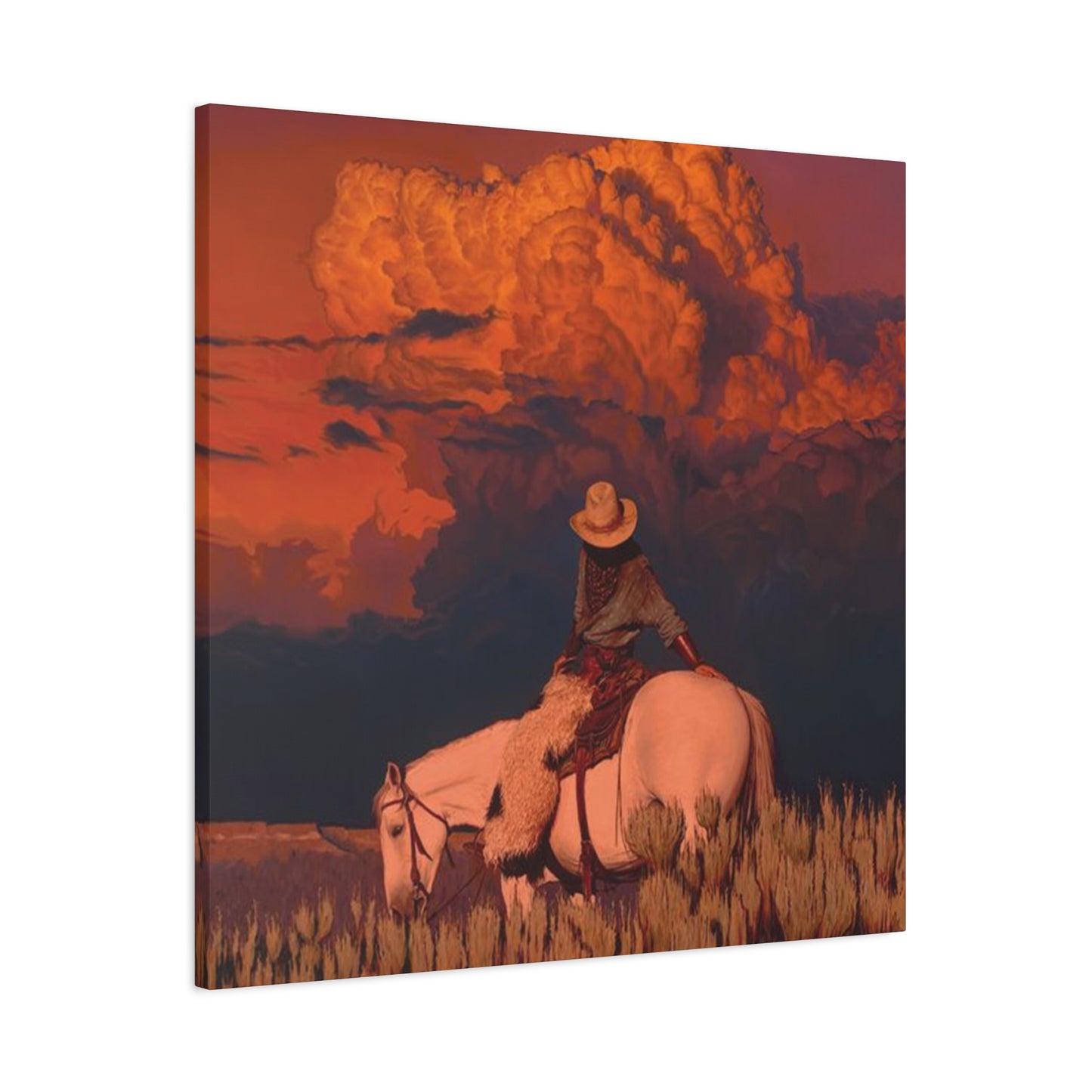 Cowgirls In Sunset Wall Art & Canvas Prints