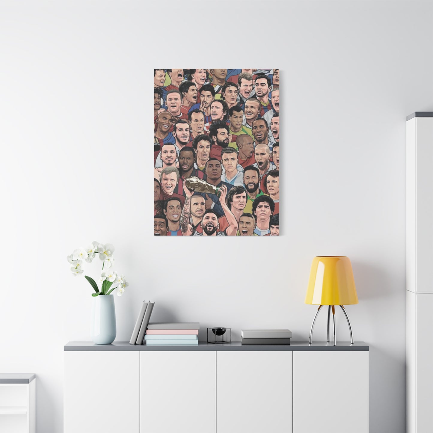 Faces Of Football Wall Art & Canvas Prints
