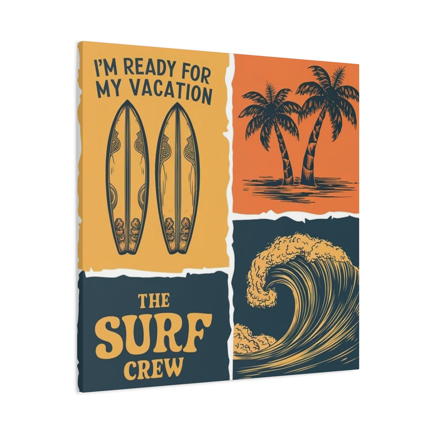 Surfing Poster Wall Art & Canvas Prints