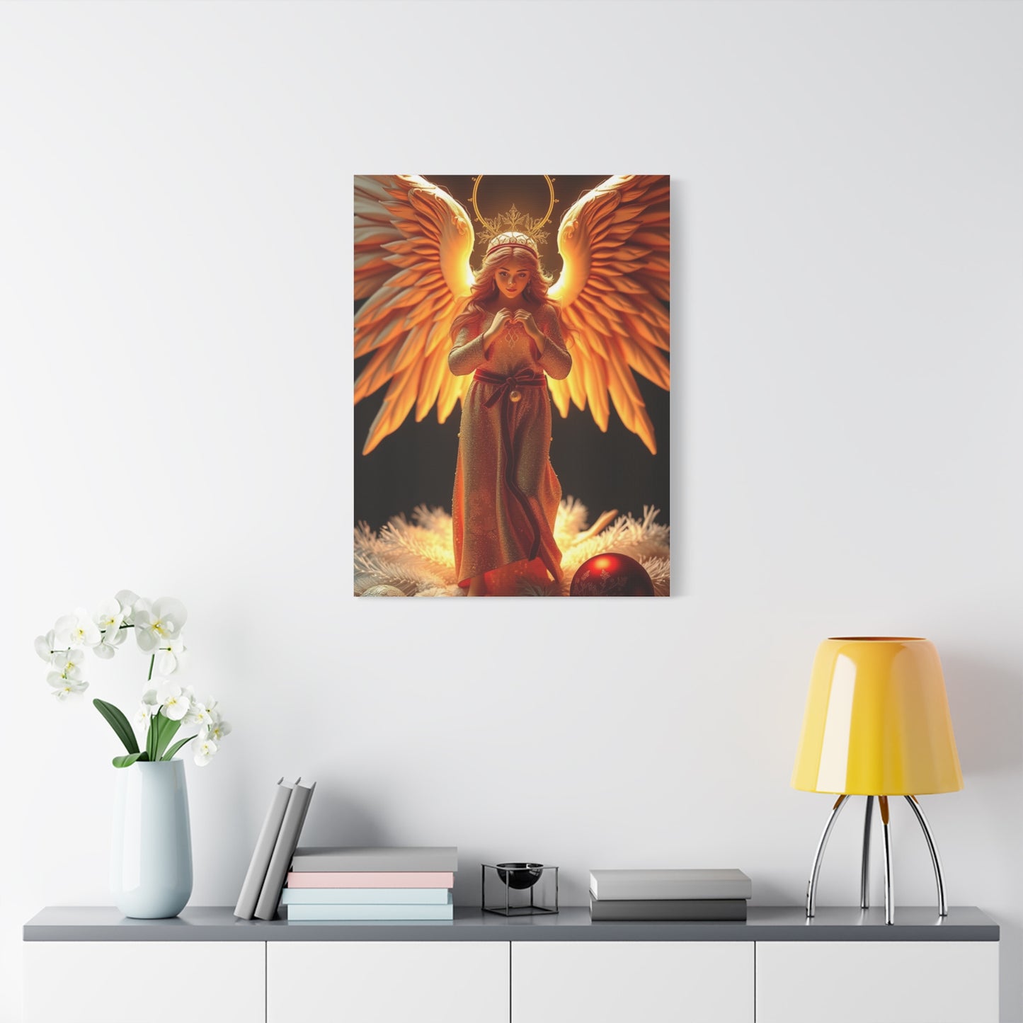 Elite Christmas Angel Art Vision Wall Art & Canvas Print