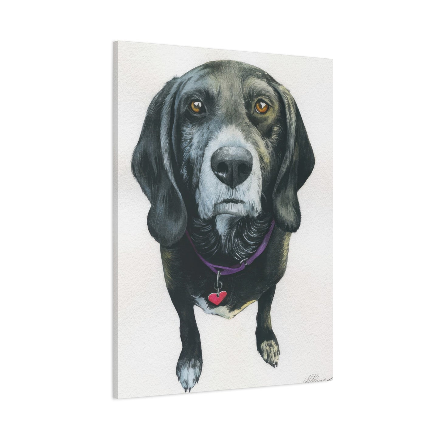 Grace Pop Black Dog Wall Art & Canvas Prints