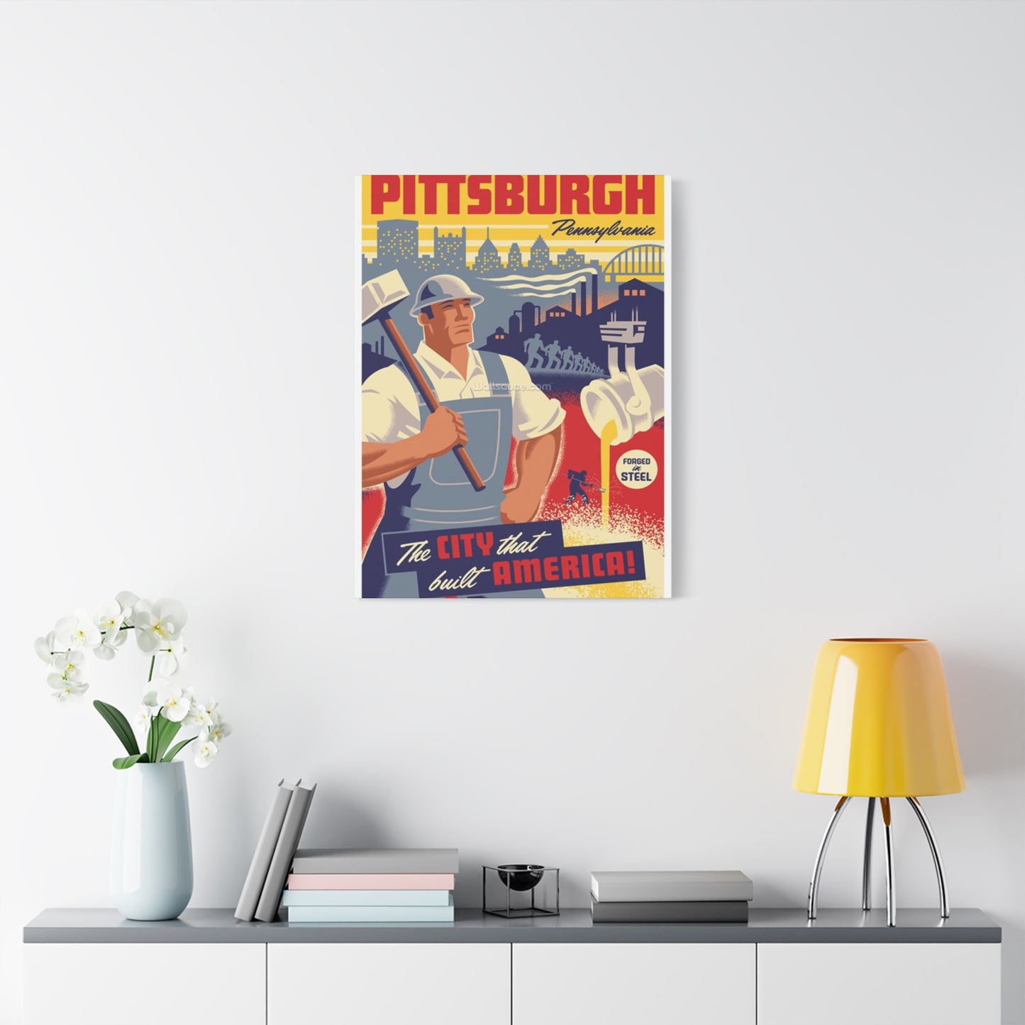 The City That Built America Wall Art & Canvas Prints