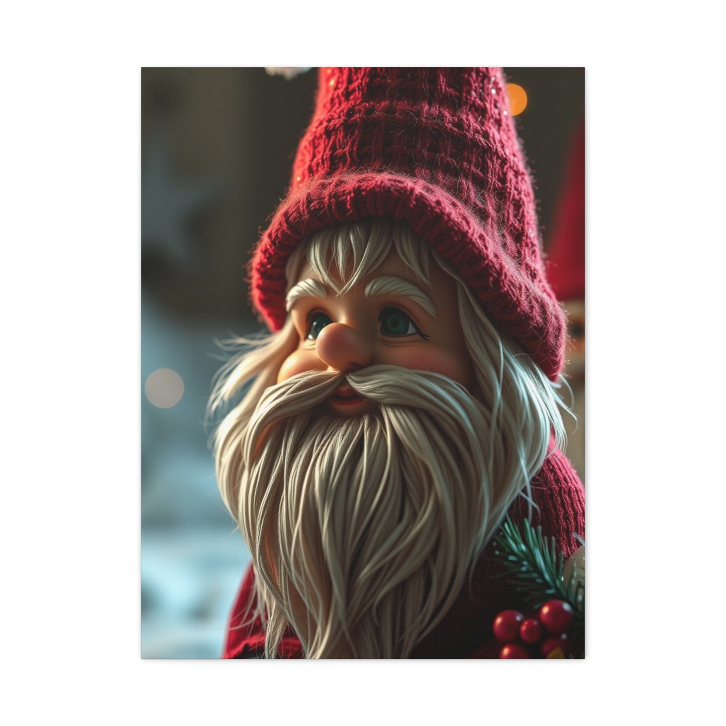 Vision Christmas Gnome Art Art Wall Art & Canvas Print