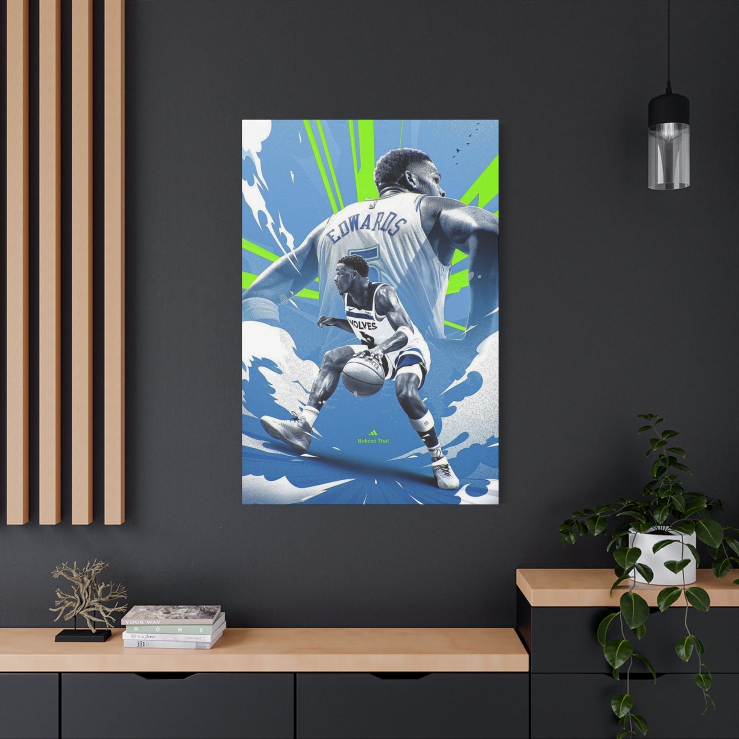 Edward Basketball Poster Wall Art & Canvas Prints