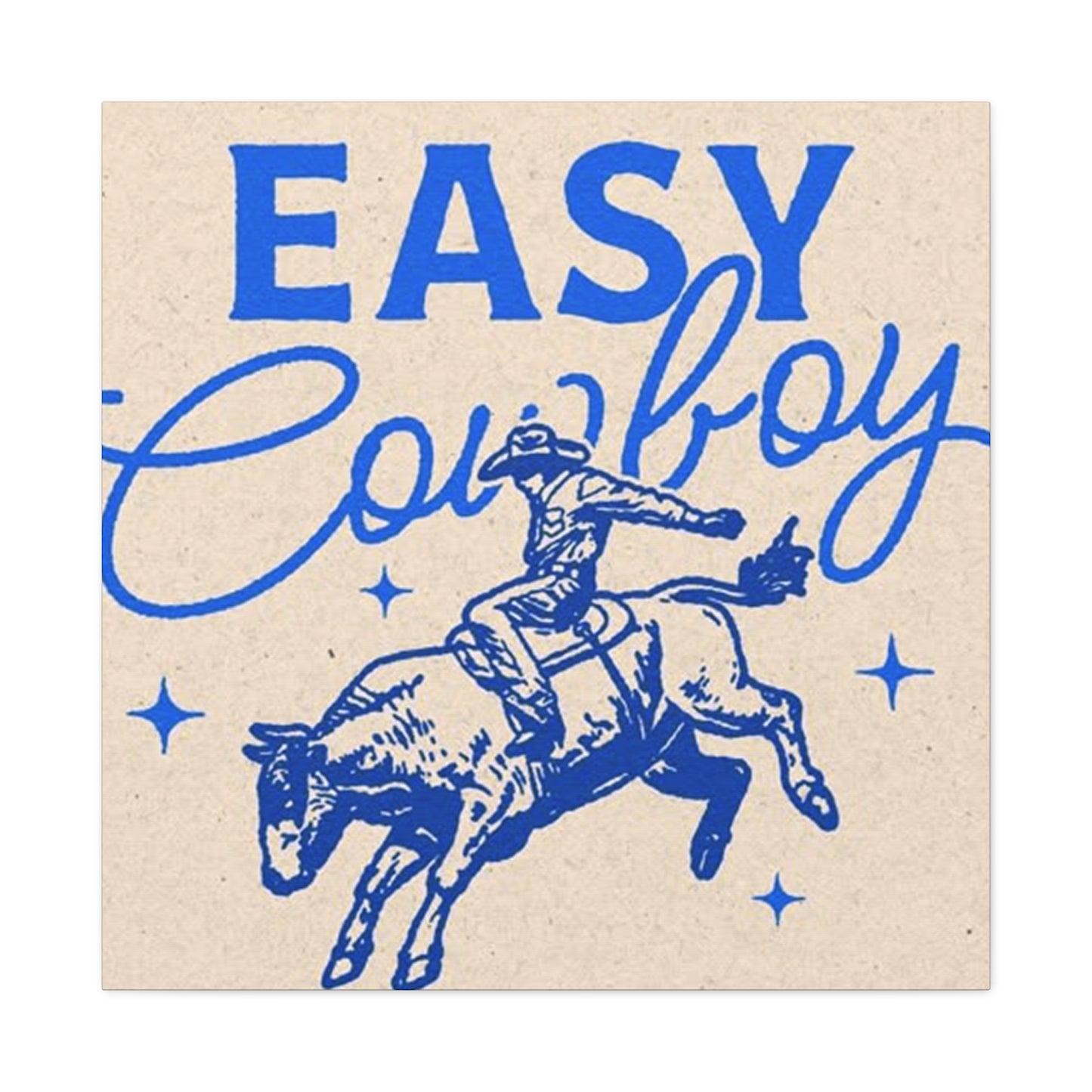 Easy Cowboy Drawing Wall Art & Canvas Prints