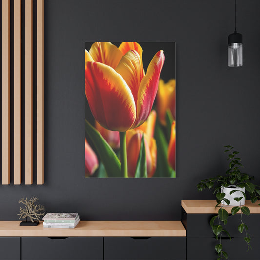 Tulip Flower Art Luxury Canvas Wall Art & Canvas Print