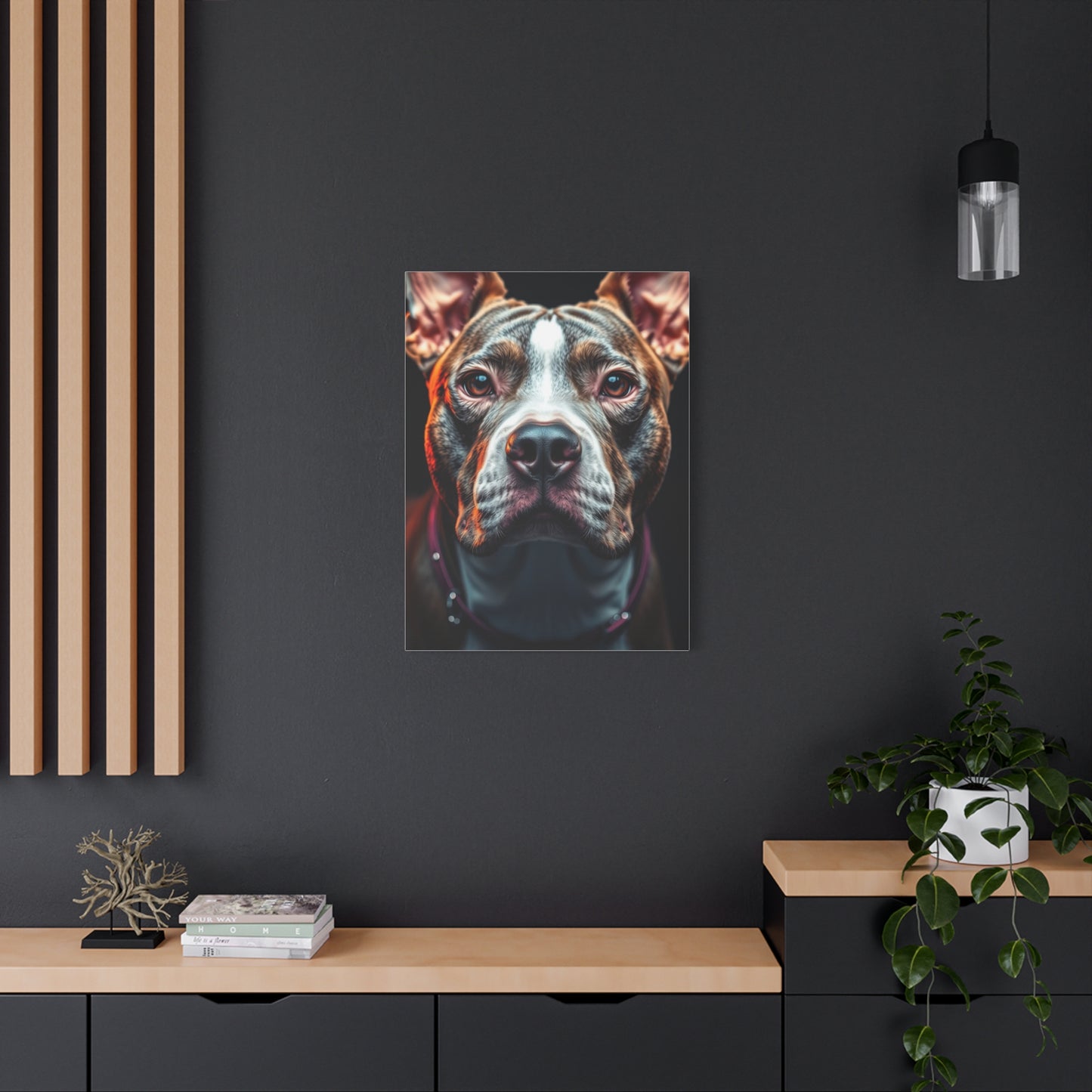 Collection Pit Bull Art Art Wall Art & Canvas Print