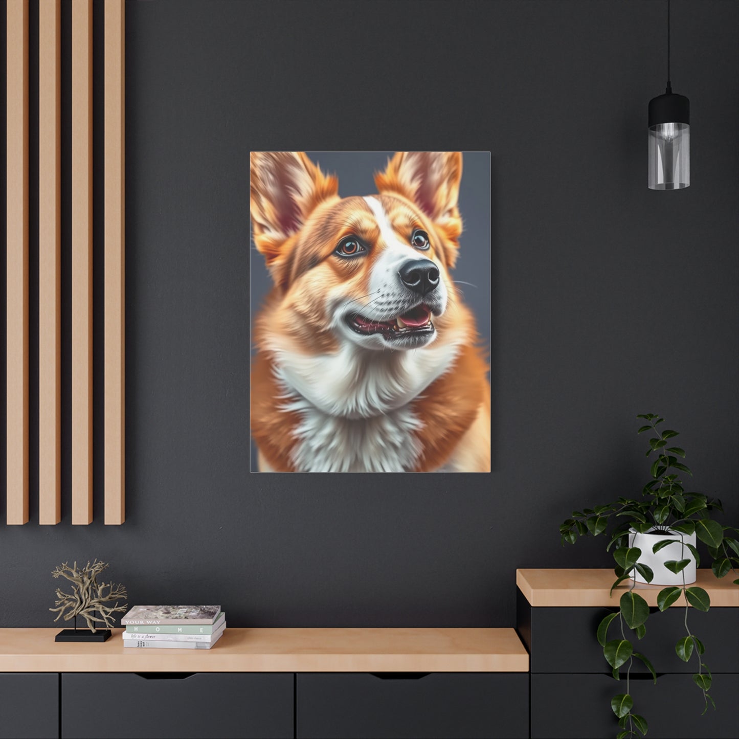 Corgi Dog Art Refined Canvas Wall Art & Canvas Print