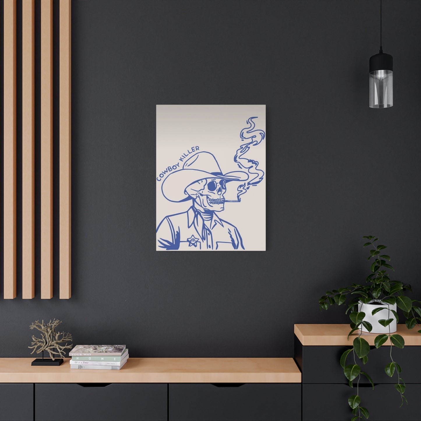 Cowboy Killer Sketch Wall Art & Canvas Prints