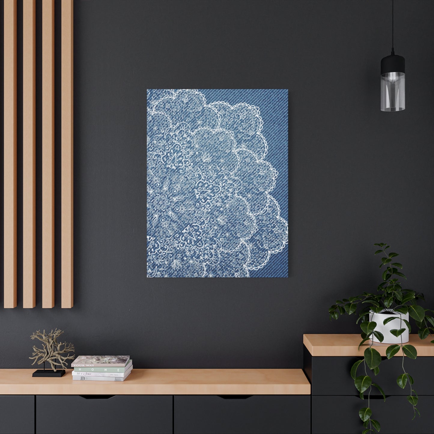 Denim Pattern Wall Art & Canvas Prints