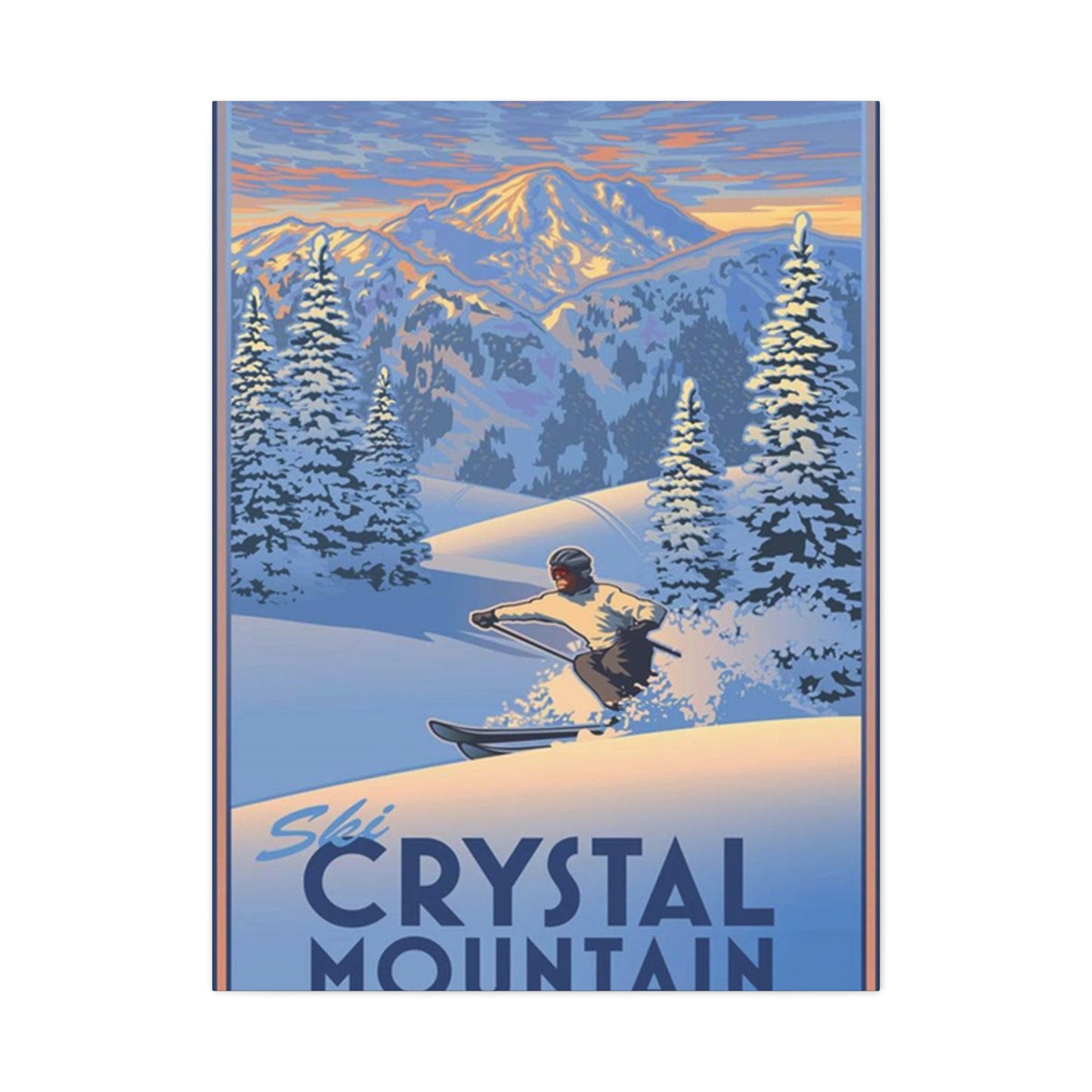 Crystal Mountain Wall Art & Canvas Prints