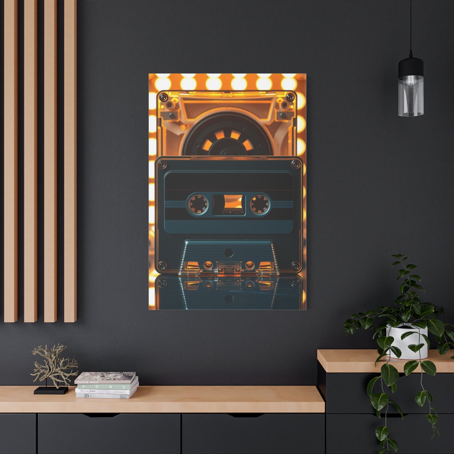 Vision Cassette Tapes Art Art Wall Art & Canvas Print