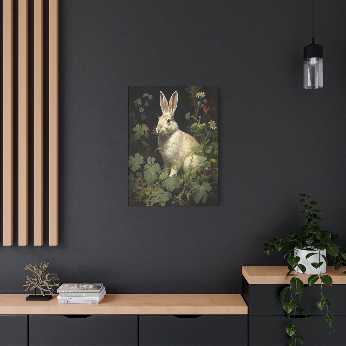 The Small White Rabbit Wall Art & Canvas Prints