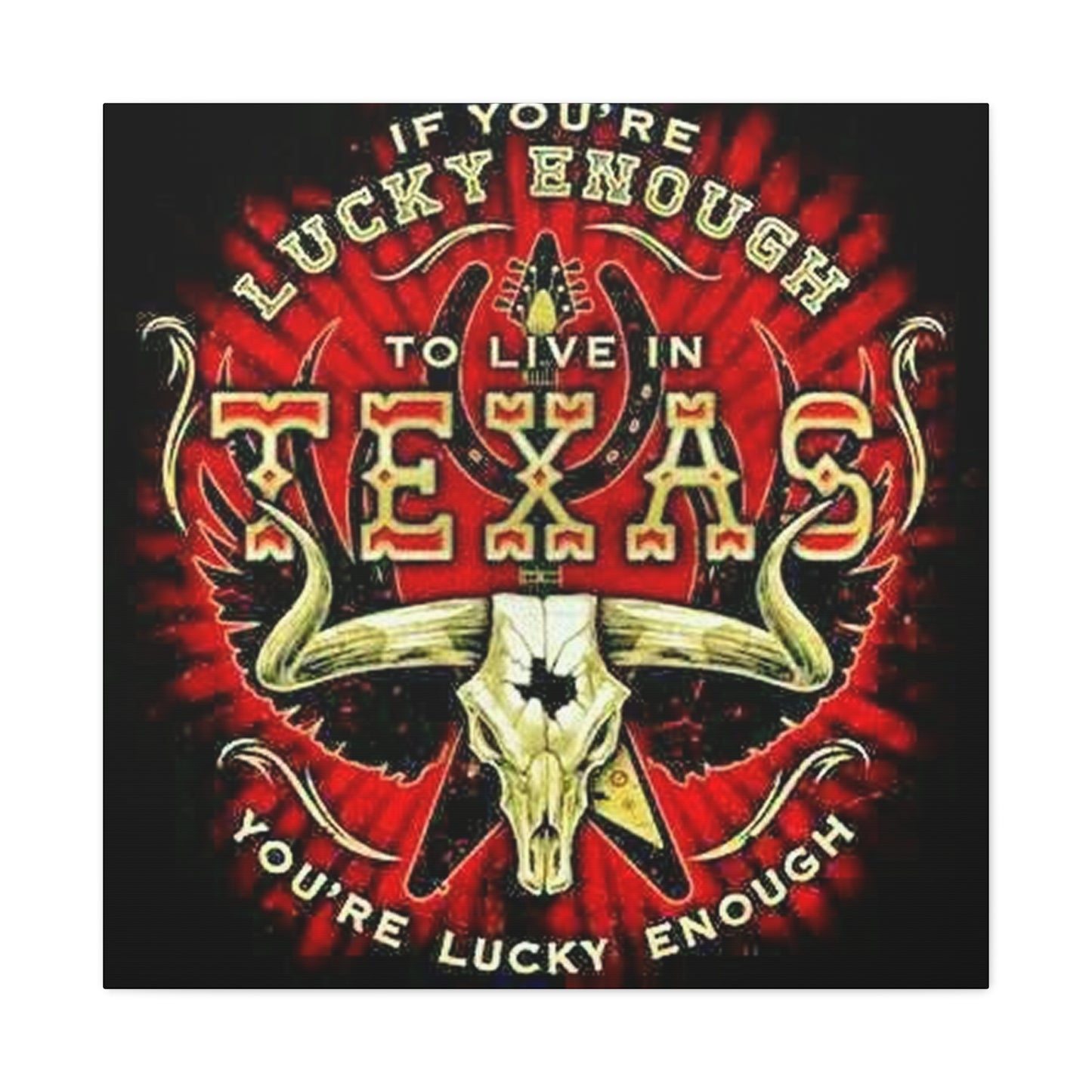 Texas Drawing Poster Wall Art & Canvas Prints