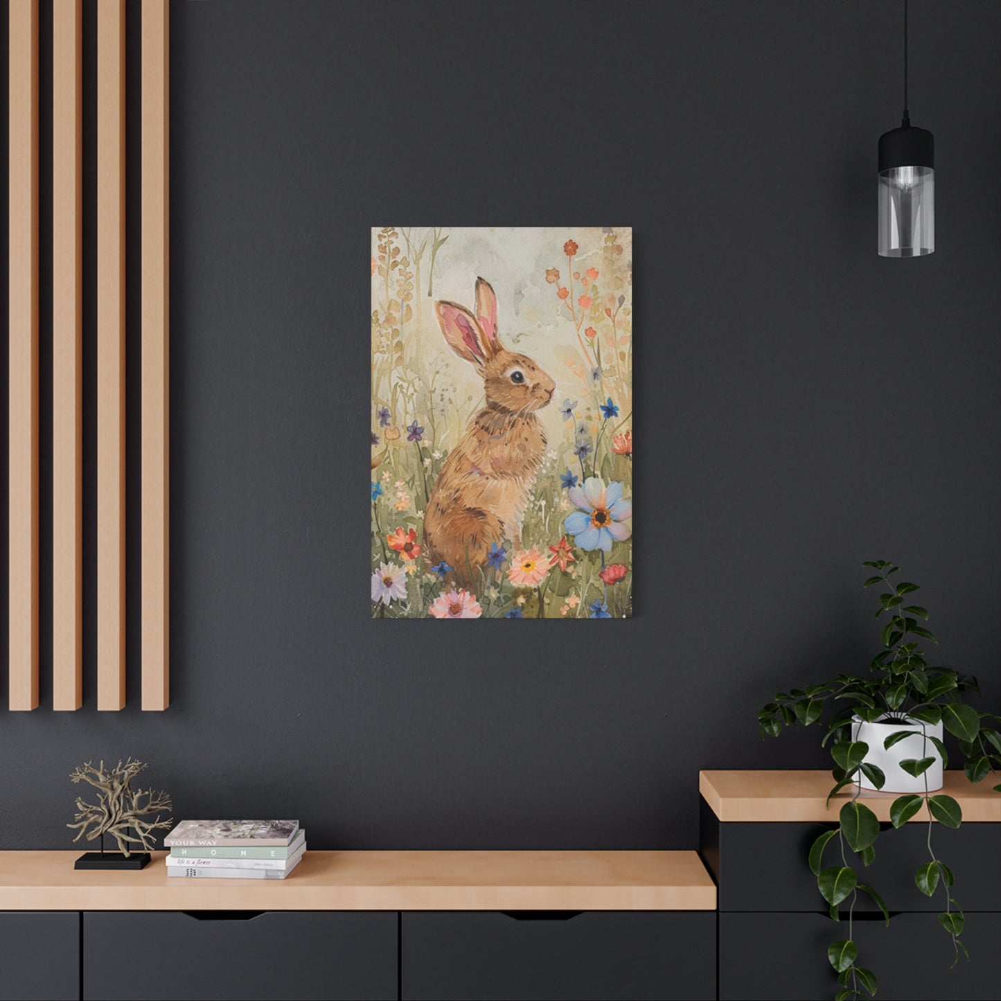 Flora, Fauna & Rabbit Painting Wall Art & Canvas Prints