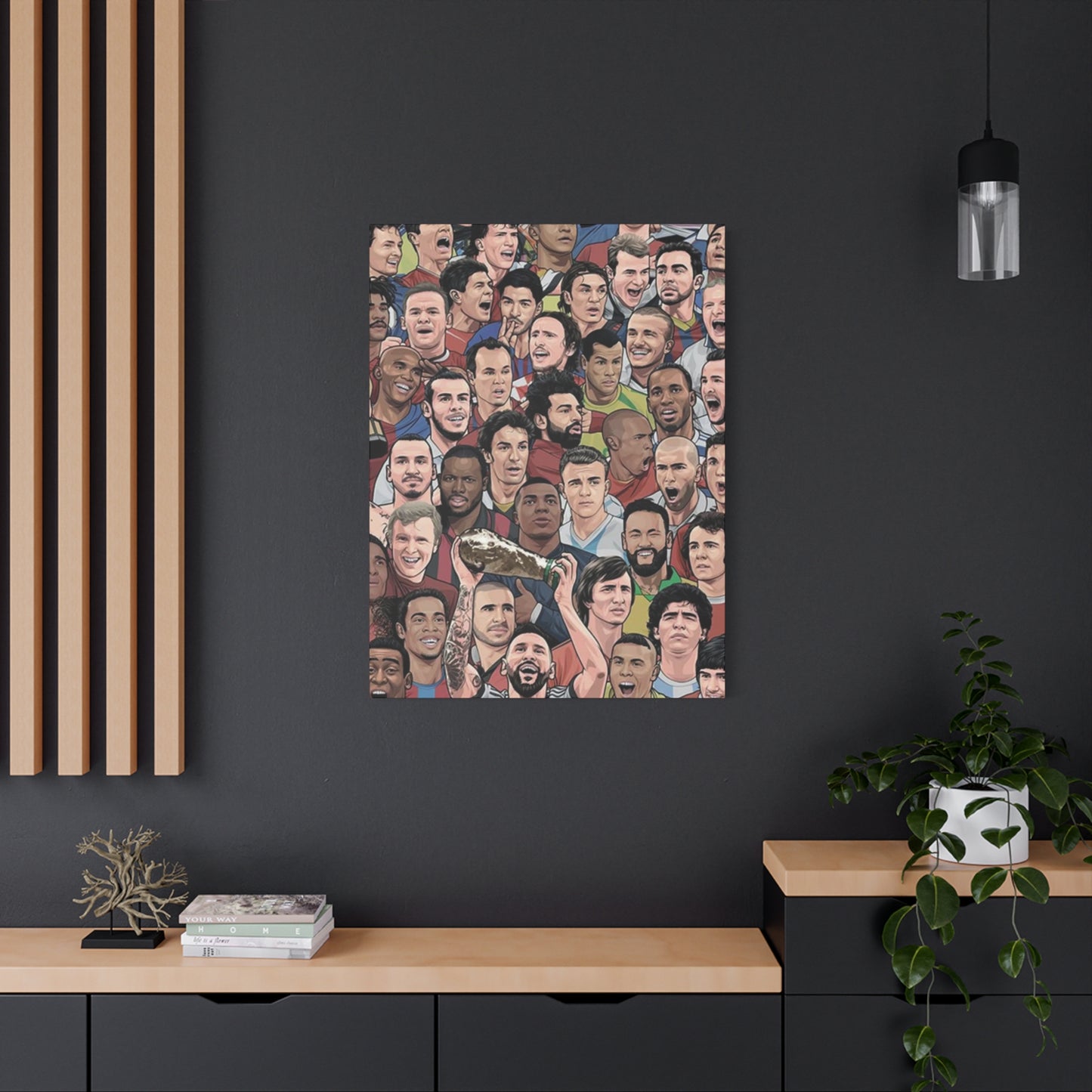 Faces Of Football Wall Art & Canvas Prints