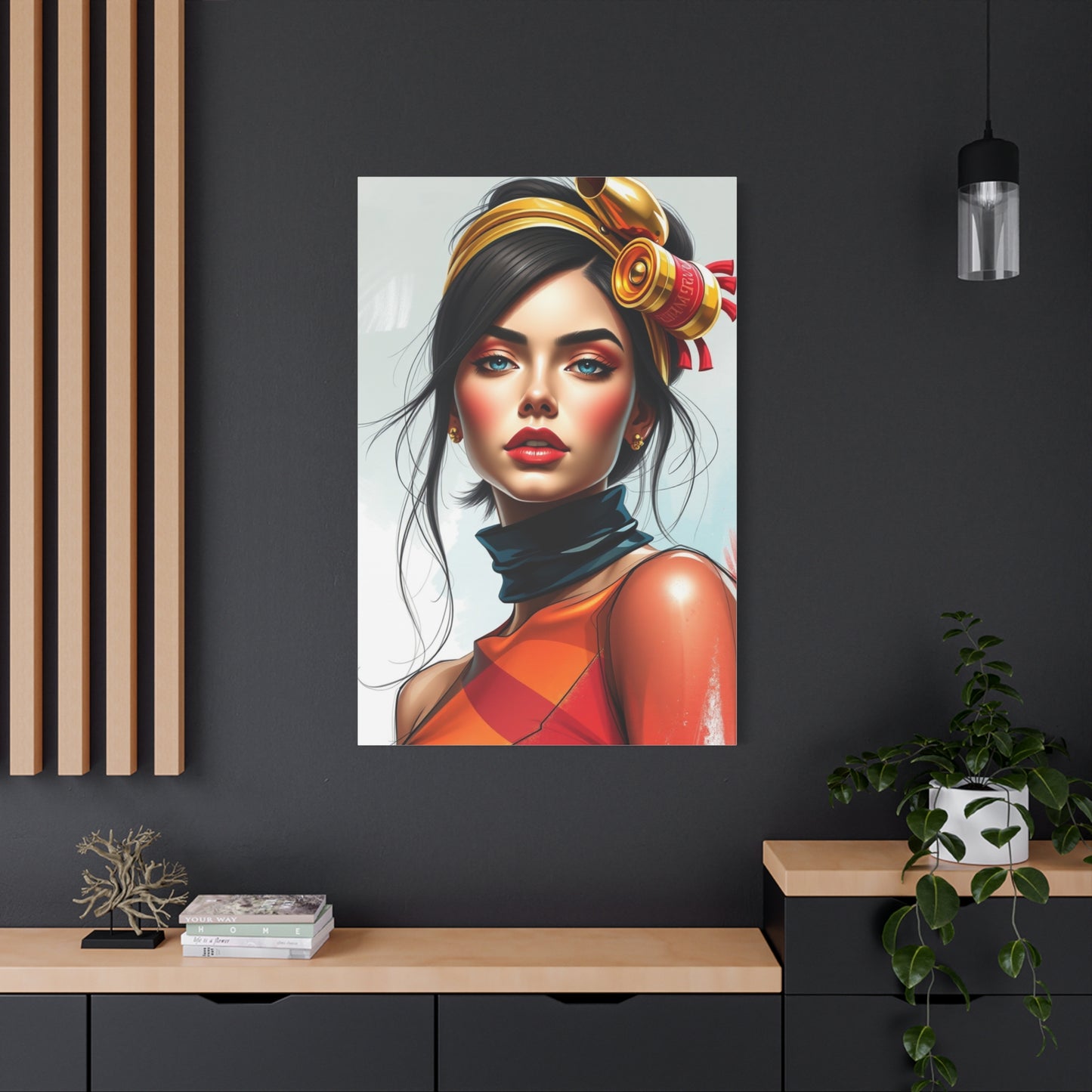 Fashion Illustration & Drawings Art Luxury Canvas Wall Art & Canvas Print