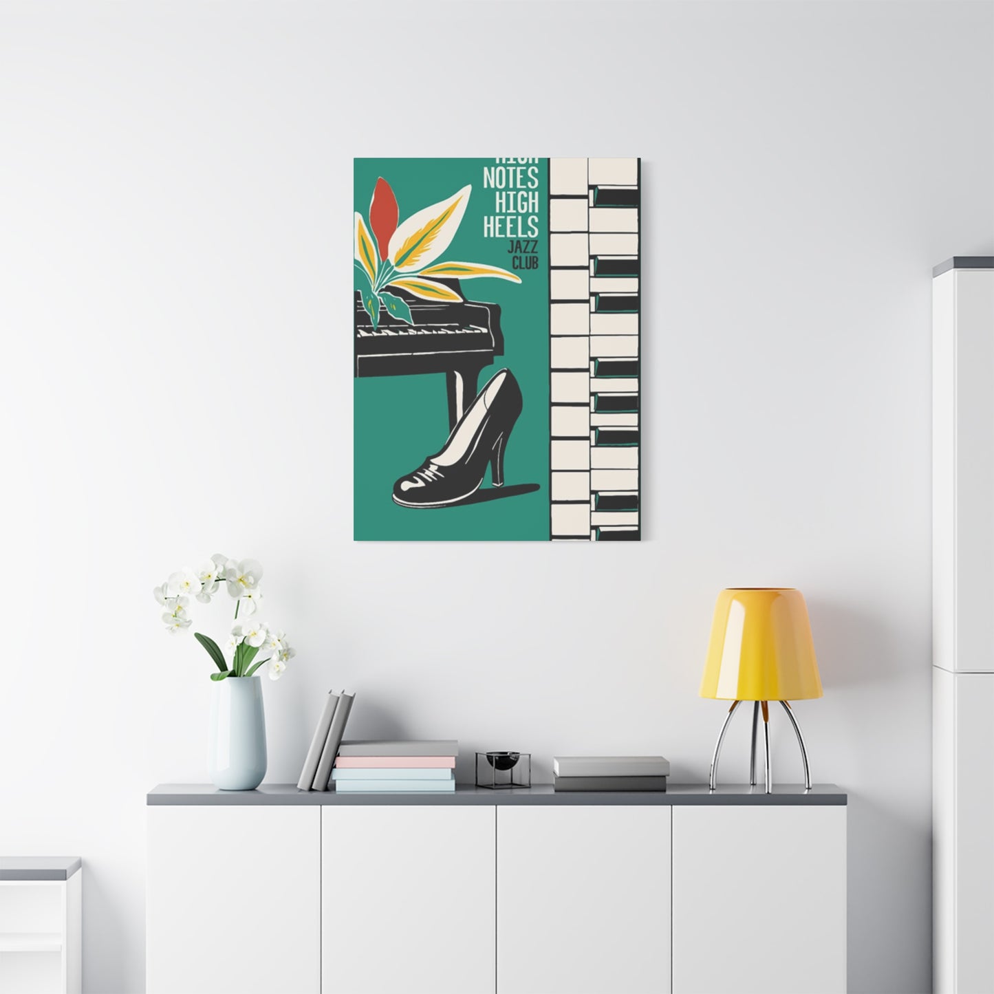 High Notes High Heels Wall Art & Canvas Prints