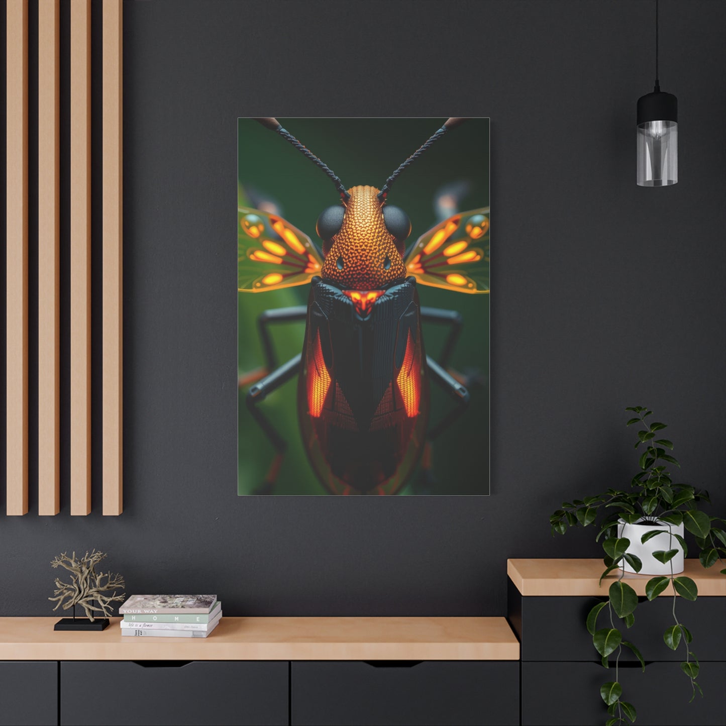 Firefly (Lighting Bug) Art Luxury Canvas Wall Art & Canvas Print