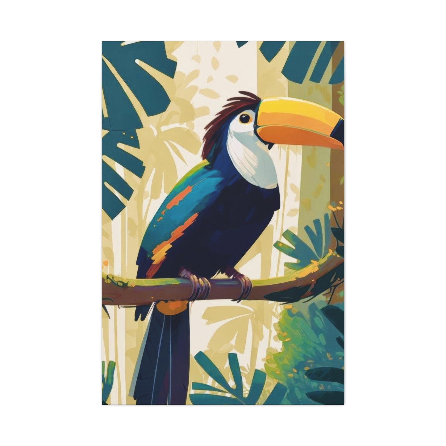 Toucan Portrait Deco Wall Art & Canvas Prints