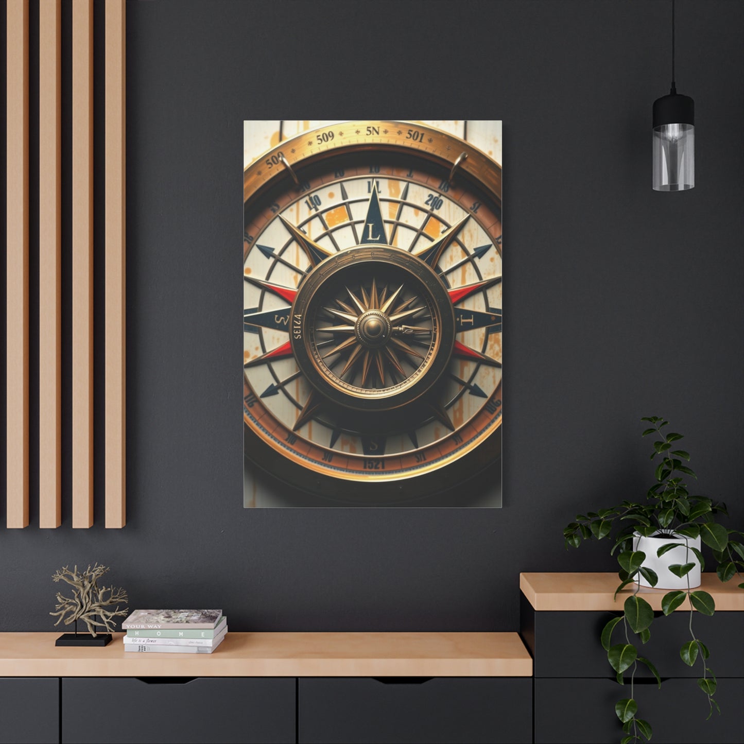 Masterpiece Compass Art Vision Wall Art & Canvas Print
