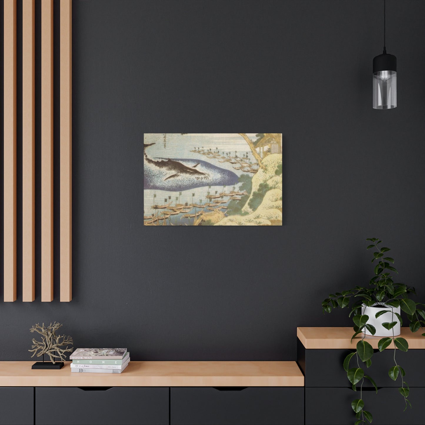 Katsushika Hokusai Whalling Off The Goto Islands Wall Art & Canvas Prints