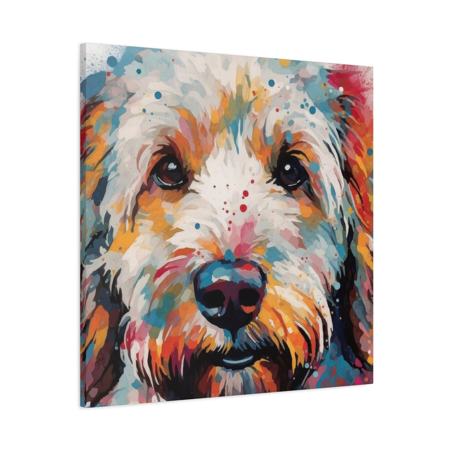 Labradoodle Colorful Wall Art & Canvas Prints