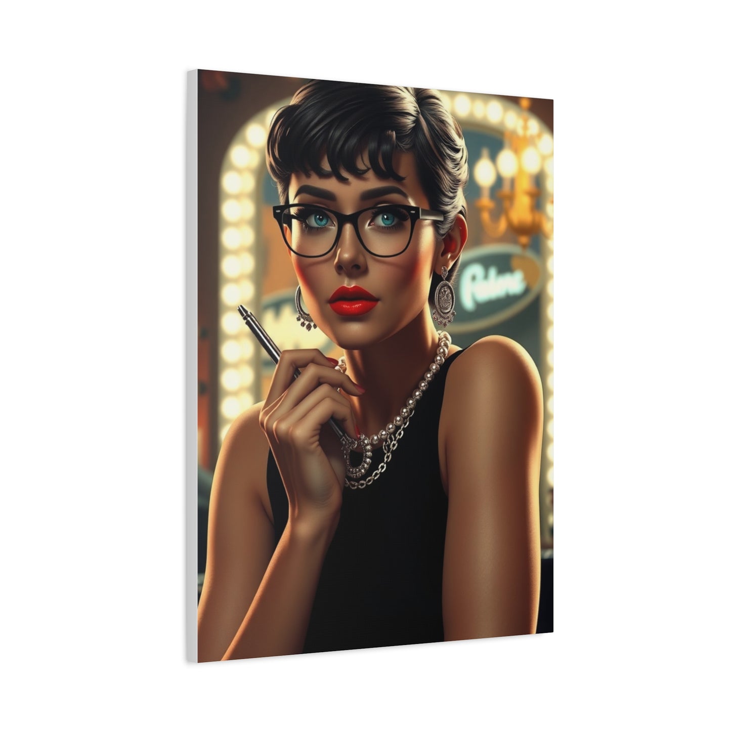 Vision Breakfast At Tiffany’s Characters Art Art Wall Art & Canvas Print