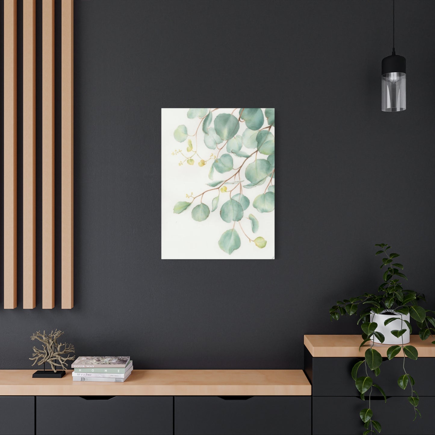 Eucalyptus Creeping Top Down Right Wall Art & Canvas Prints