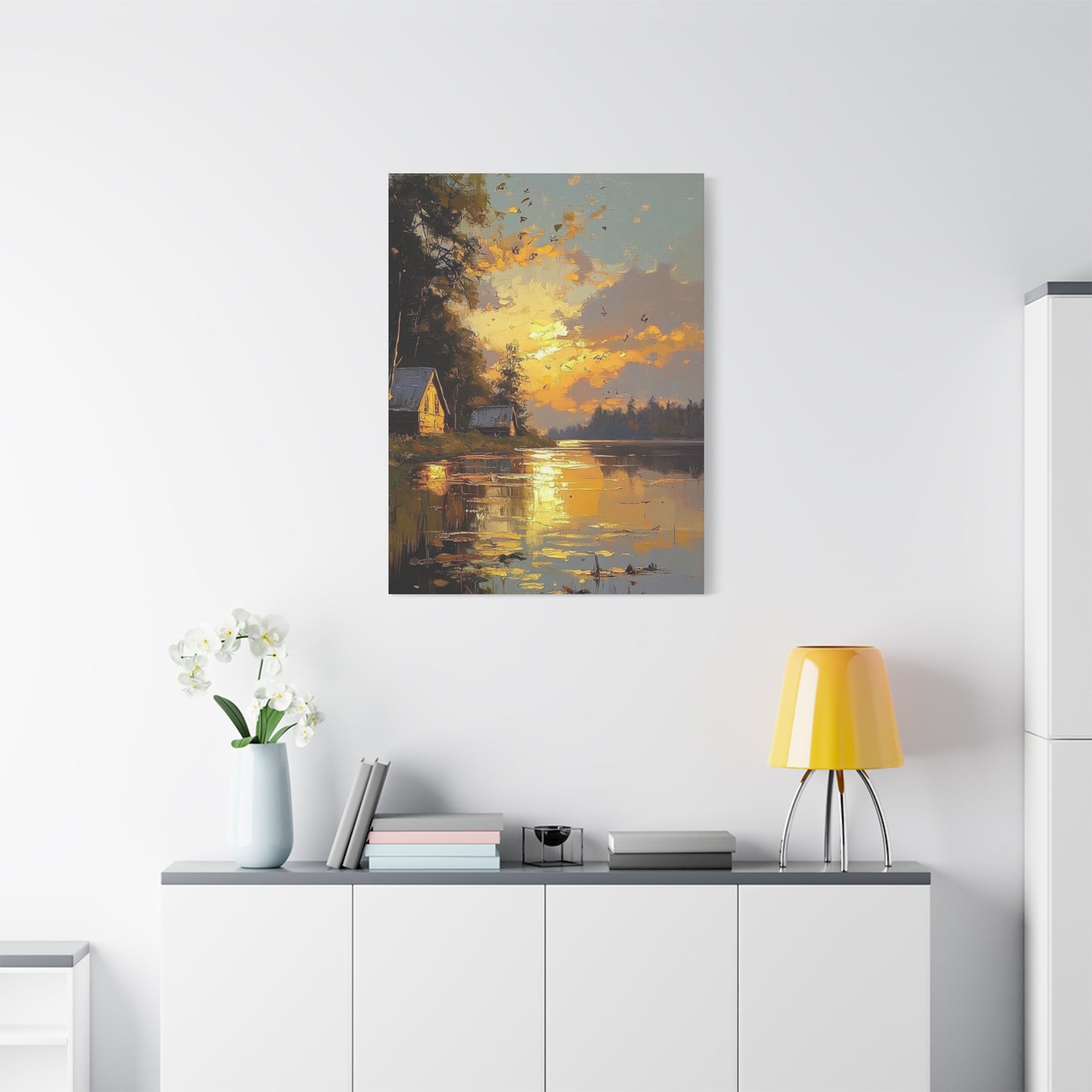 Sunset Impressionism Wall Art & Canvas Prints