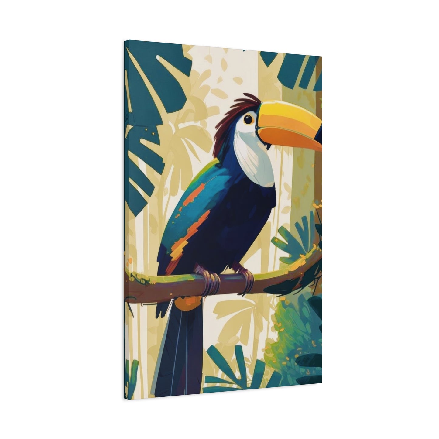 Toucan Portrait Deco Wall Art & Canvas Prints