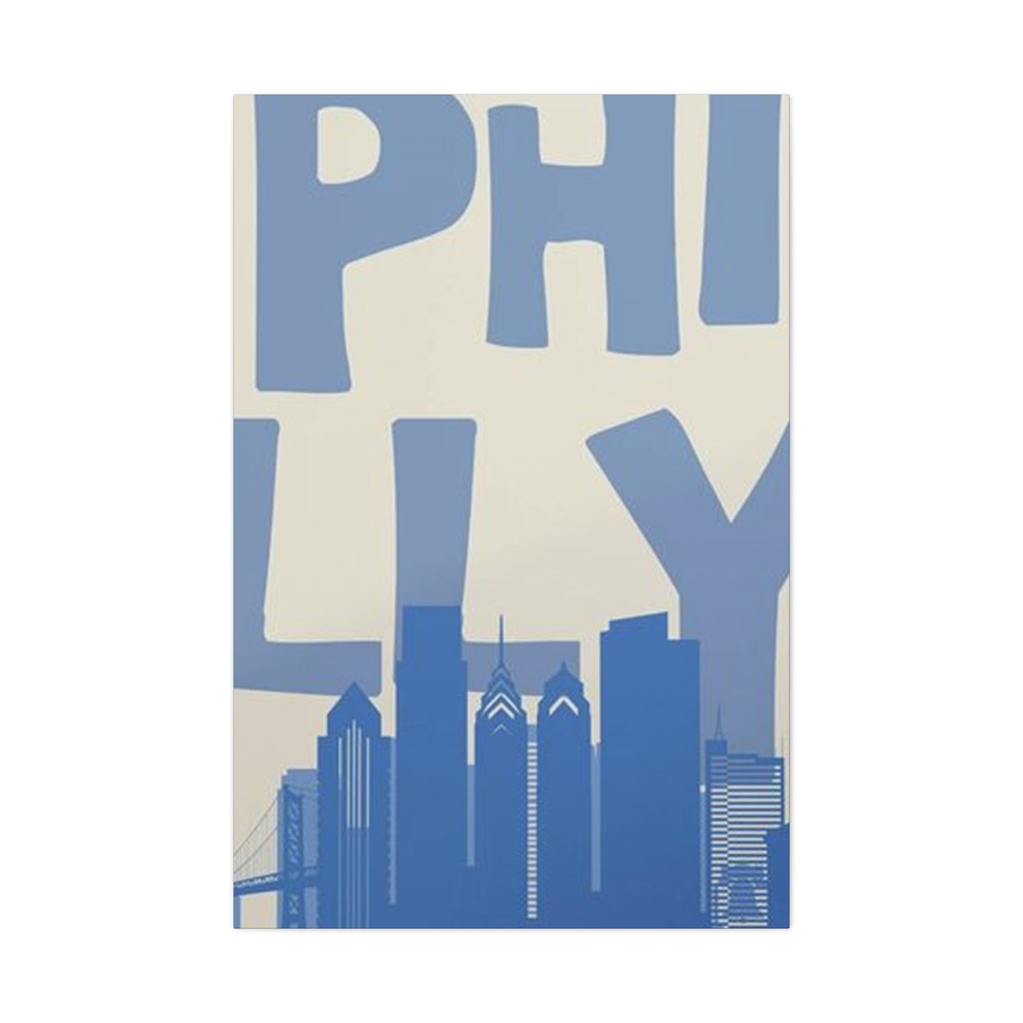 Philadelphian City Poster Wall Art & Canvas Prints