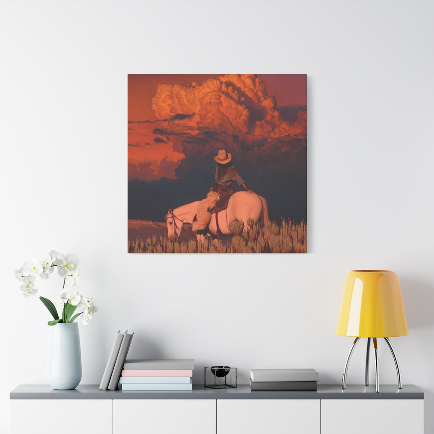 Cowgirls In Sunset Wall Art & Canvas Prints