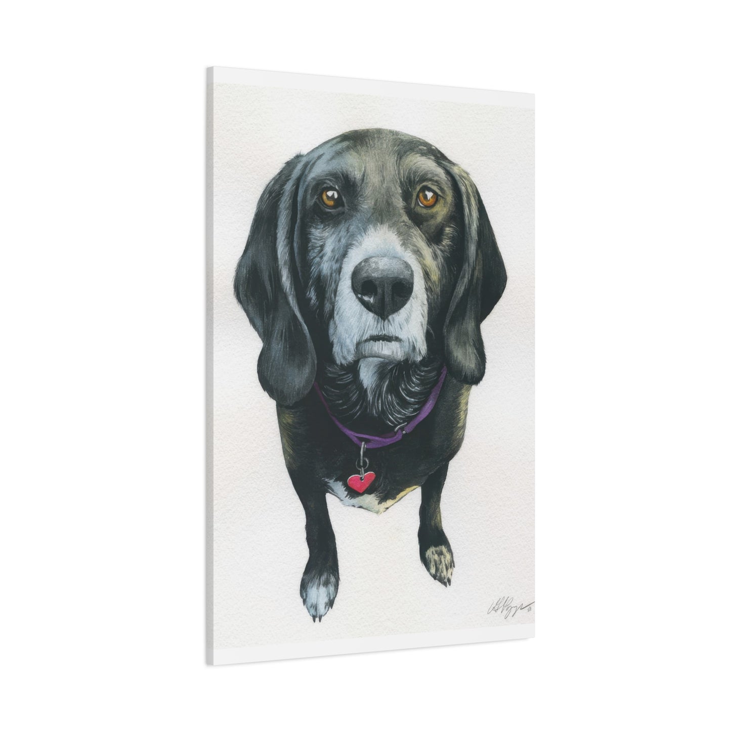 Grace Pop Black Dog Wall Art & Canvas Prints