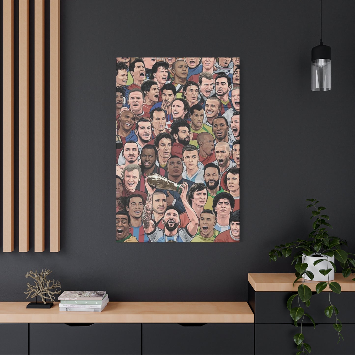 Faces Of Football Wall Art & Canvas Prints