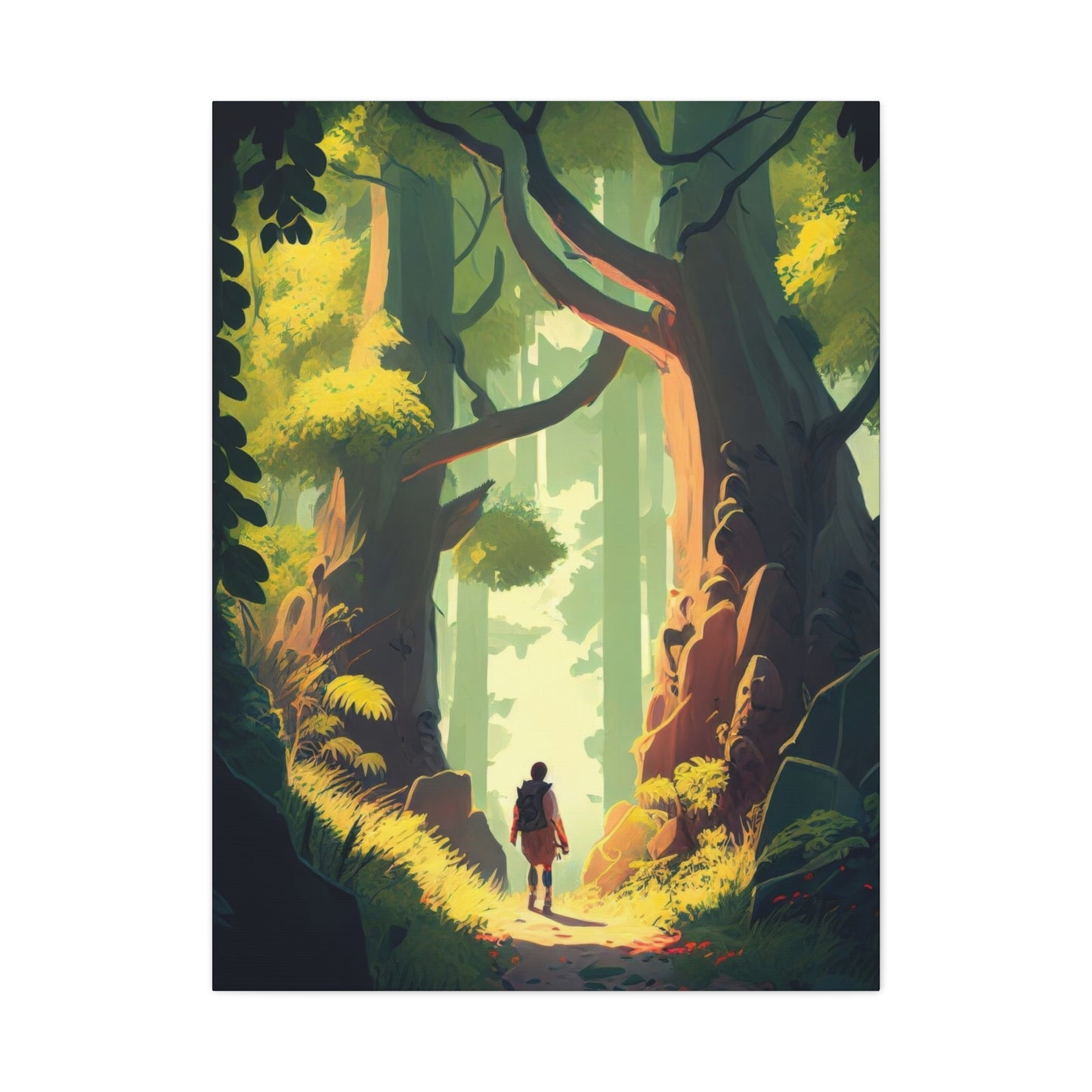 Treading Through Forest Wall Art & Canvas Prints