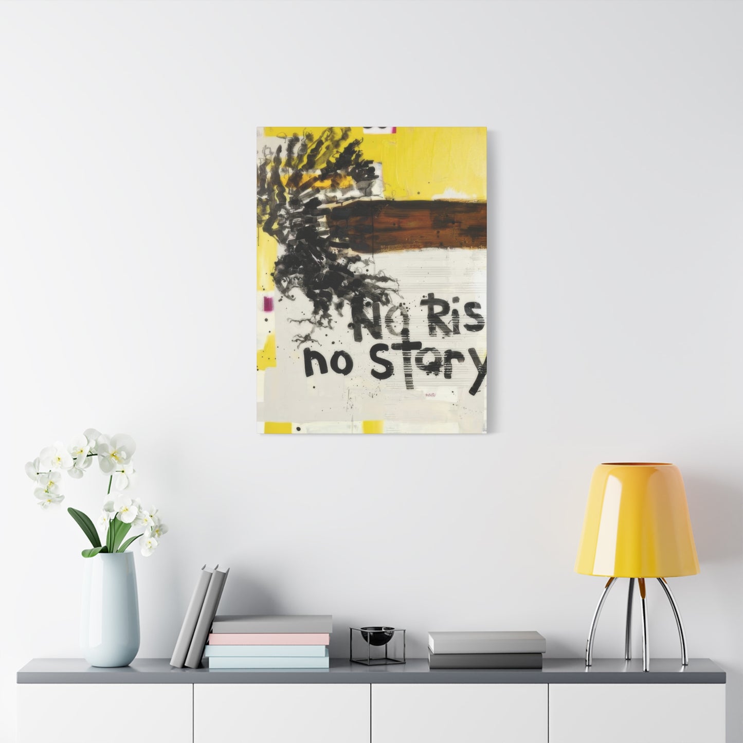 Kent Youngstrom No Risk No Story Yellow Wall Art & Canvas Prints