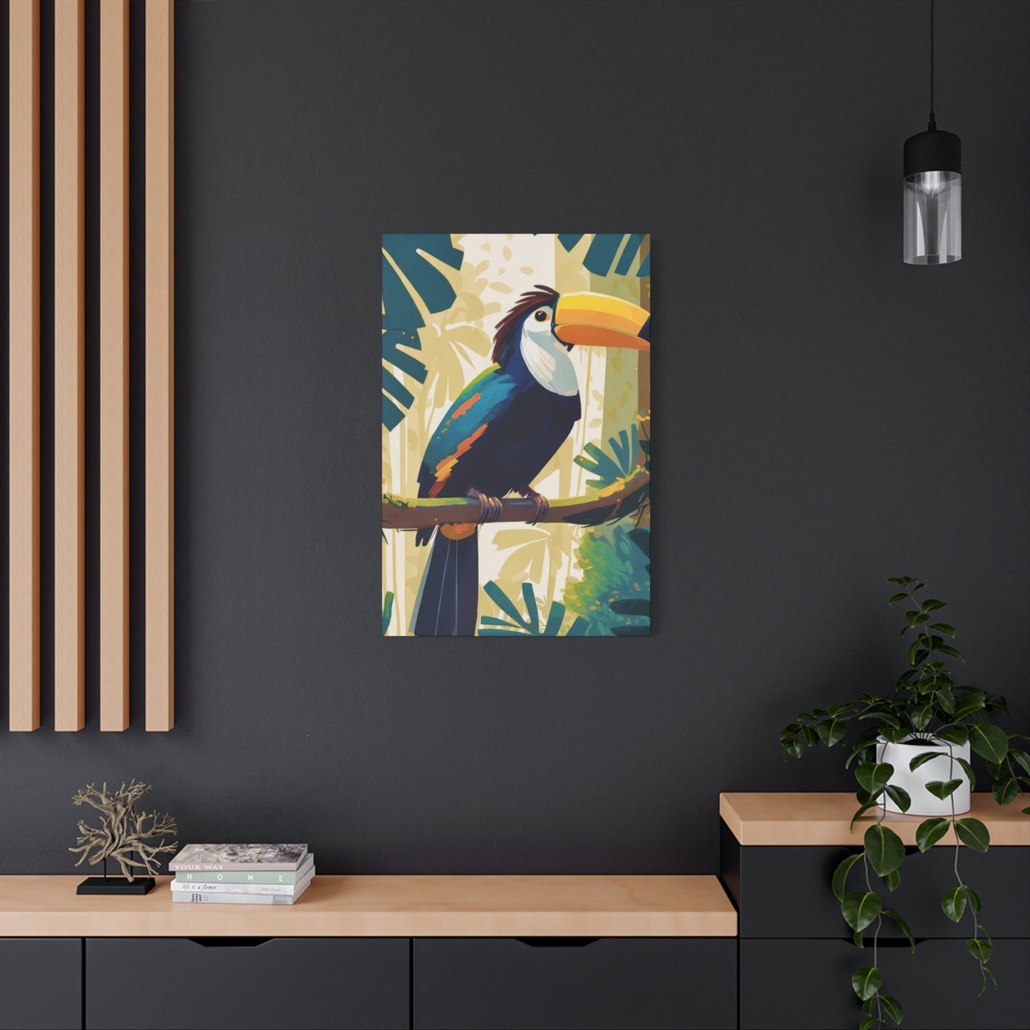 Toucan Portrait Deco Wall Art & Canvas Prints
