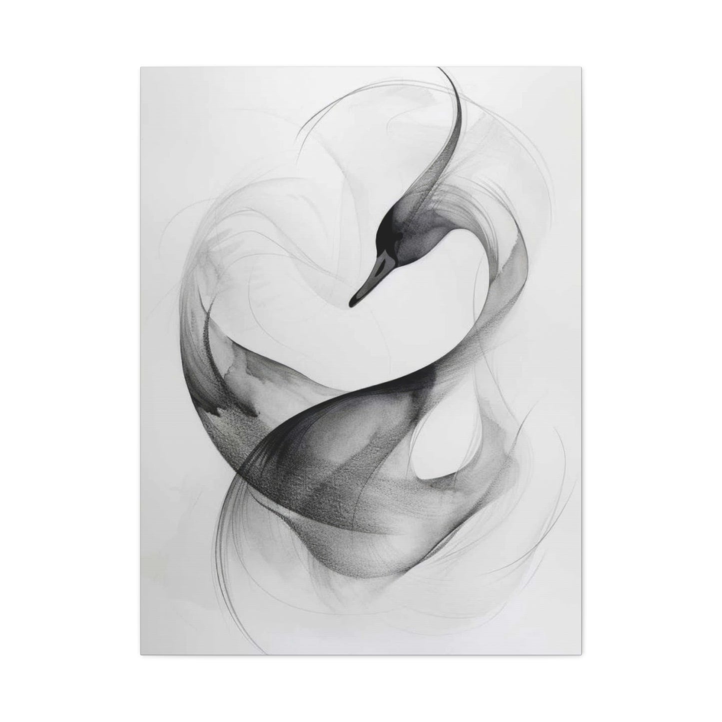 Swan Grey Wall Art & Canvas Prints