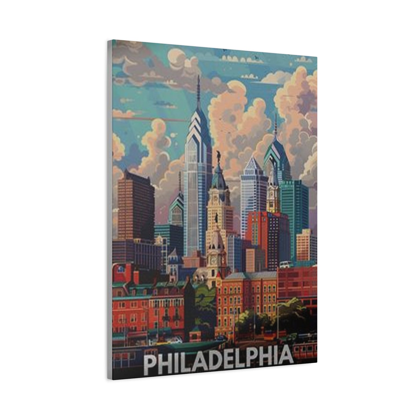Sunny Day Of Philadelphia Wall Art & Canvas Prints