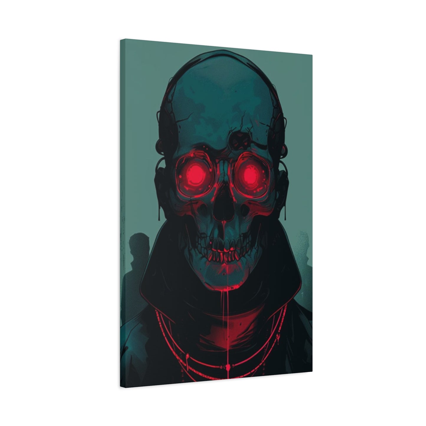 Red Eye Skull Wall Art & Canvas Prints