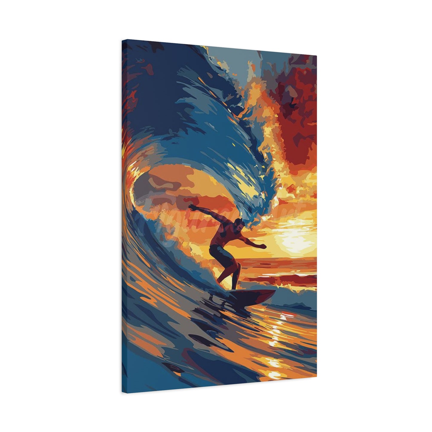 Surfing Abstract Wall Art & Canvas Prints