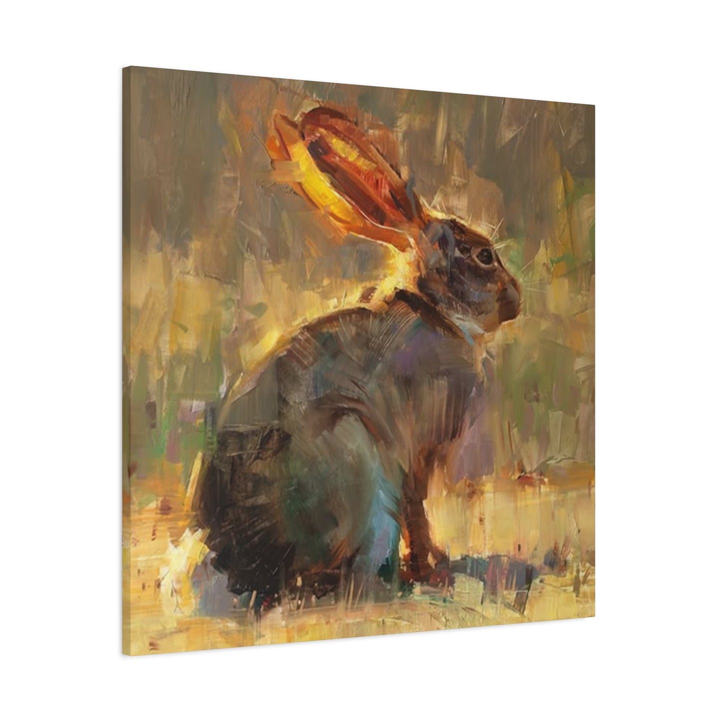 The Brown Bunny Painting Wall Art & Canvas Prints