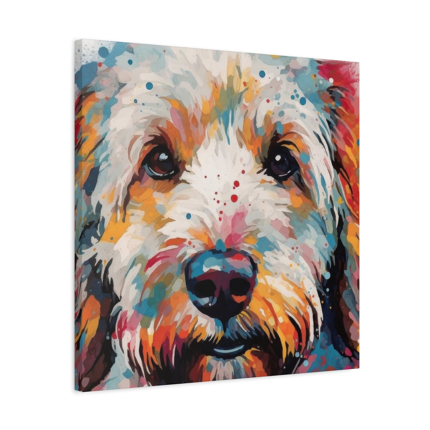 Labradoodle Colorful Wall Art & Canvas Prints