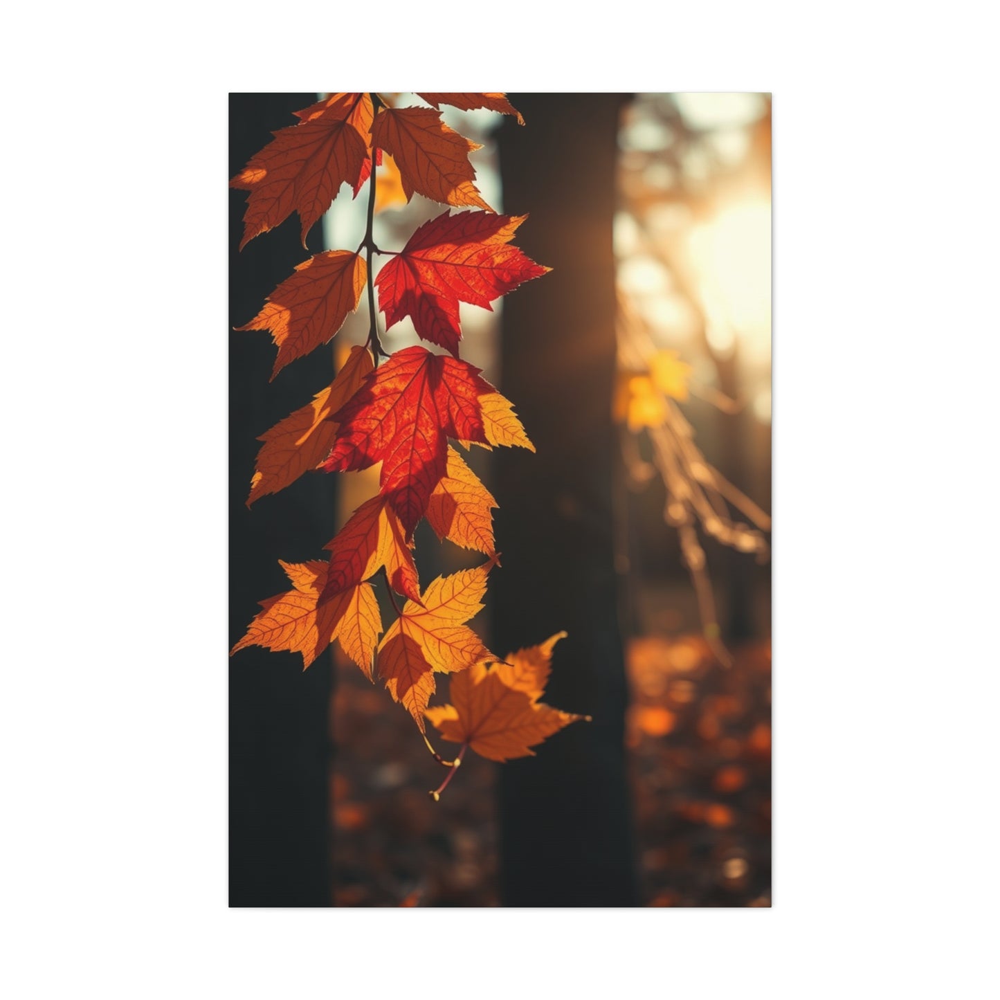 Crimson Arboreal Elegance